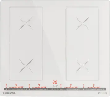 Индукционная варочная панель MAUNFELD CVI594SB2WHA Inverter фото 1