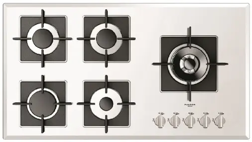 Газовая панель  Fulgor Milano FCH 905 G DWK WH