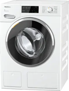 Стиральная машина Miele WWG660WCS - надписи на иностранном языке (наклейка и меню на русском)