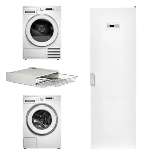 Asko Logic 19 2026 (стиральная машина W3114CXLW + сушильная машина T310HCXLW.P+сушильный шкаф DC7784 V.W+корзина для белья HB150W) фото 1
