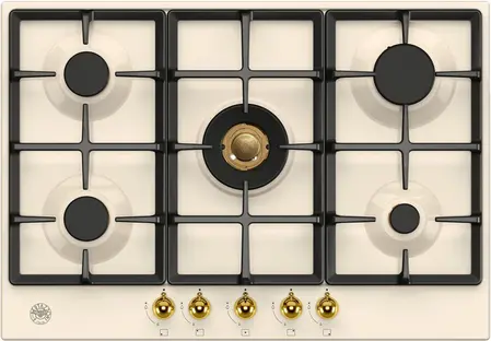 Газовая панель Bertazzoni P755CHERAG Слоновая кость, золотой фото 1