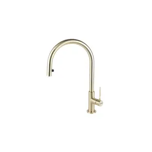 Смеситель Falmec TREVI ROUND PVD GOLD (однорычажный, PVD золото)