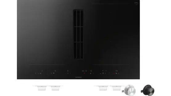 Индукционная стеклокерамич. панель с вытяжкой Gaggenau CV482105 фото 1