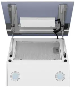 Вытяжка Maunfeld MEDWAY 60 Glass White/Stripe Inox фото 3