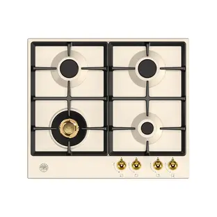 Газовая панель Bertazzoni P604LHERAG Слоновая кость, золотой фото 1