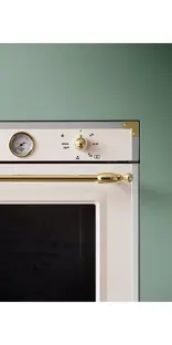 Духовой шкаф Bertazzoni F609HEREKTAG Слоновая кость, золотой фото 3