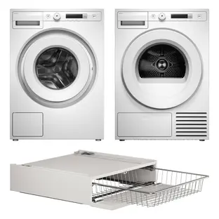 Asko Classic 10 2026 (стиральная машина W1094W + сушильная машина T108HW+корзина для белья HB150W) фото 1