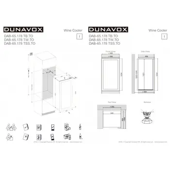 Винный холодильник Dunavox DAB-65.178TSS.TO фото 3