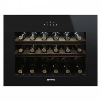 Встраиваемый винный шкаф Smeg CVI618NX