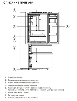 Холодильник Korting KNFF 80307 SI X фото 3