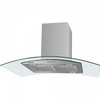 Вытяжка Maunfeld ANCONA ISLA 90 Inox Glass Transparent