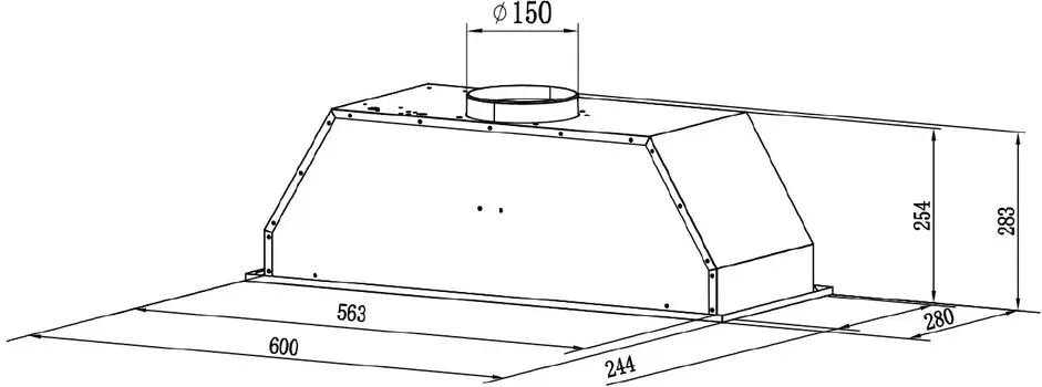 Вытяжка Korting KHI 60087 W фото 2