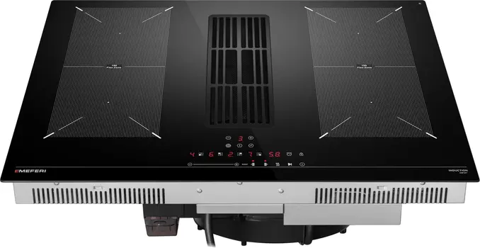 Индукционная панель MEFERI с вытяжкой XSMART75BK COMFORT фото 2