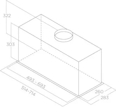 Встраиваемая вытяжка Elica LANE SENSOR IX/A/52 фото 3