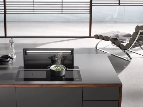 Встраиваемая вытяжка Miele DAD 4840 Black Levantar фото 2