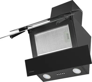 Вытяжка Maunfeld CASCADA PUSH 60 черный фото 2