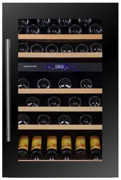 Встраиваемый винный шкаф Dunavox DX-57.146DBK Встраиваемый винный шкаф Dunavox DX-57.146DBK
