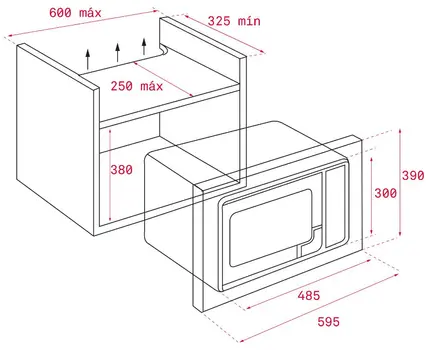 Встраиваемая микроволновая печь Teka ML 820 BIS WH WHITE фото 2