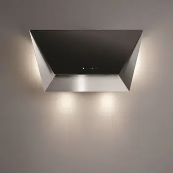 Вытяжка Falmec Design+ PRISMA 85 inox vetro nero (800) фото 2
