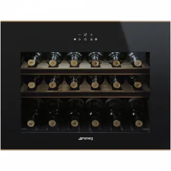 Встраиваемый винный шкаф Smeg CVI618NRS