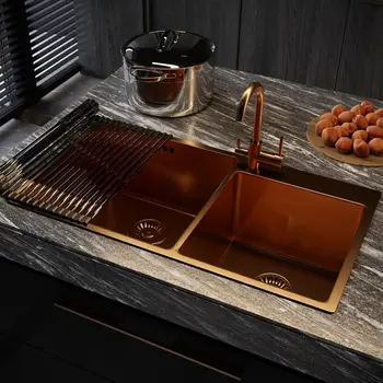 Смеситель Emar ECB - 3007 PVD Coppery фото 2