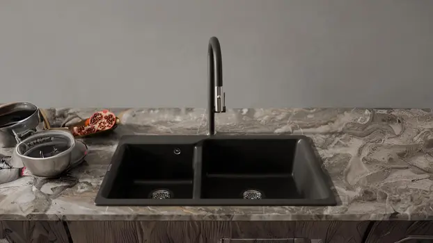 Смеситель RIVELATO Asti 3972500 antracite cromo фото 2