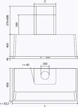 Вытяжка ILVE AM-120/B фото 2