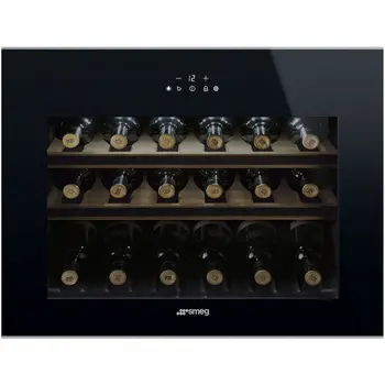 Встраиваемый винный шкаф Smeg CVI618NXS