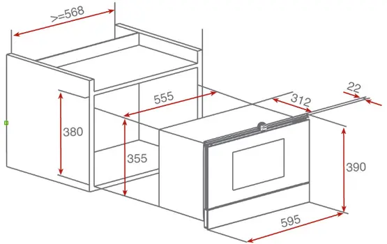 Микроволновая печь Teka MWS 22 EGL Black фото 2