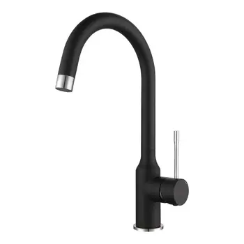 Смеситель RIVELATO Garda 1923502 nero cromo фото 1