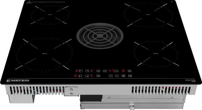 Индукционная панель MEFERI с вытяжкой XSMART60BK POWER фото 2