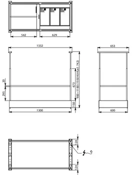 Вытяжка Falmec Spazio 130 Island steel фото 3