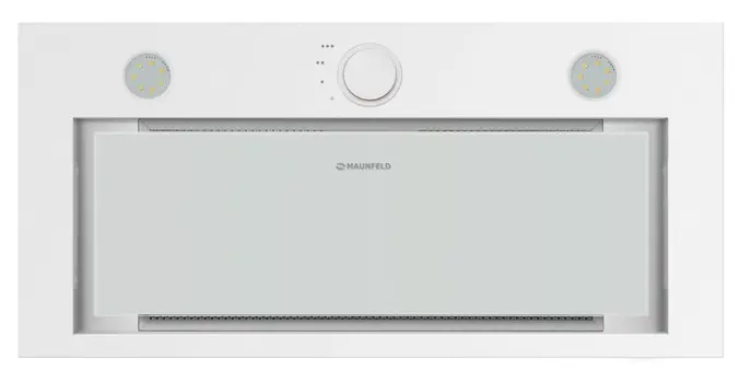Встраиваемая вытяжка Maunfeld Crosby Rocky 60 Glass White фото 3