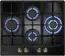Газовая панель MEFERI MGH604BK GLASS RETRO