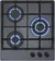 Газовая панель MEFERI MGH453GR GLASS POWER