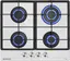 Газовая панель MEFERI MGH604WH GLASS POWER