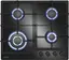 Газовая панель MEFERI MGH604BK GLASS COMFORT