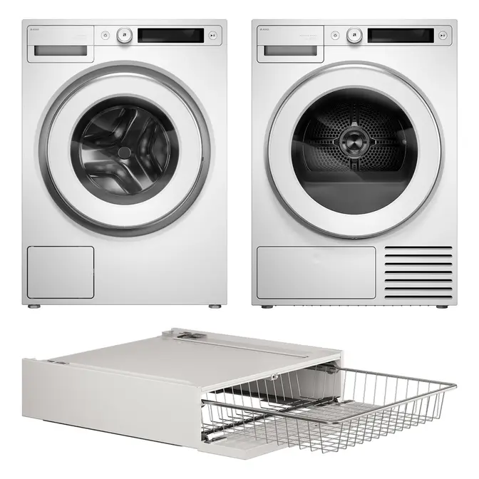 Asko Style 31 2026 (стиральная машина W5114CXLW+сушильная машина T510HRXLW.P+корзина для белья HB150W) фото 1