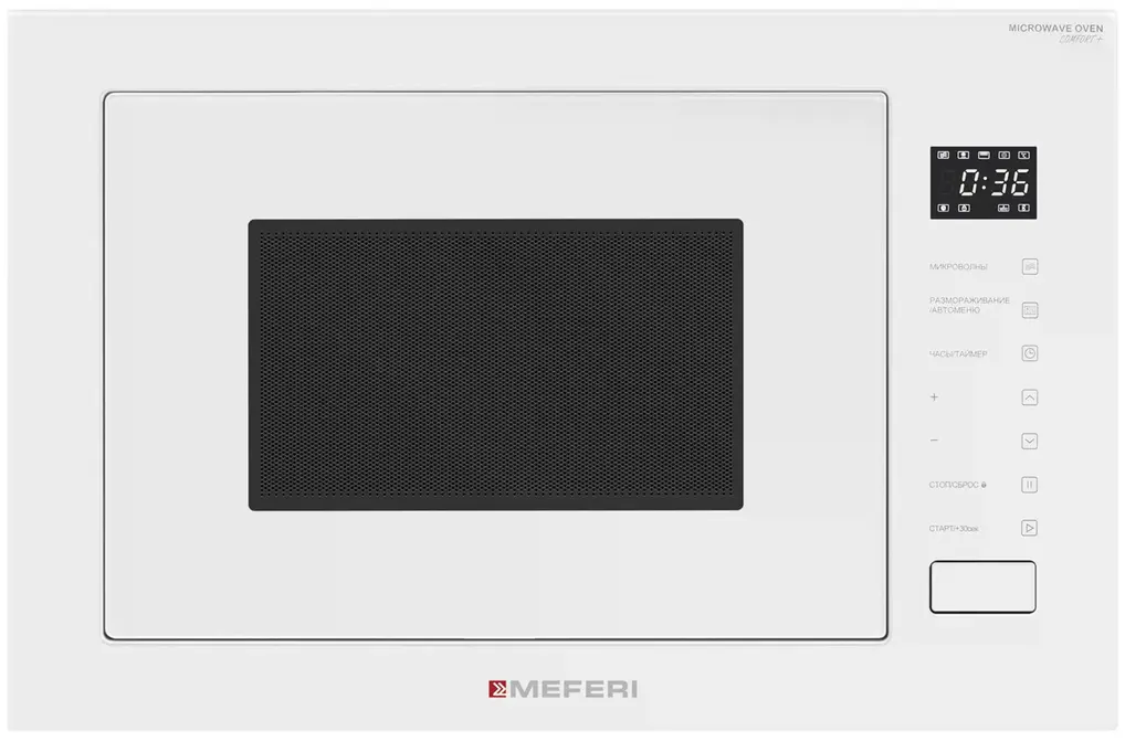 Микроволновая печь MEFERI MMO6028WH COMFORT PLUS фото 1 Микроволновая печь MEFERI MMO6028WH COMFORT PLUS фото 1