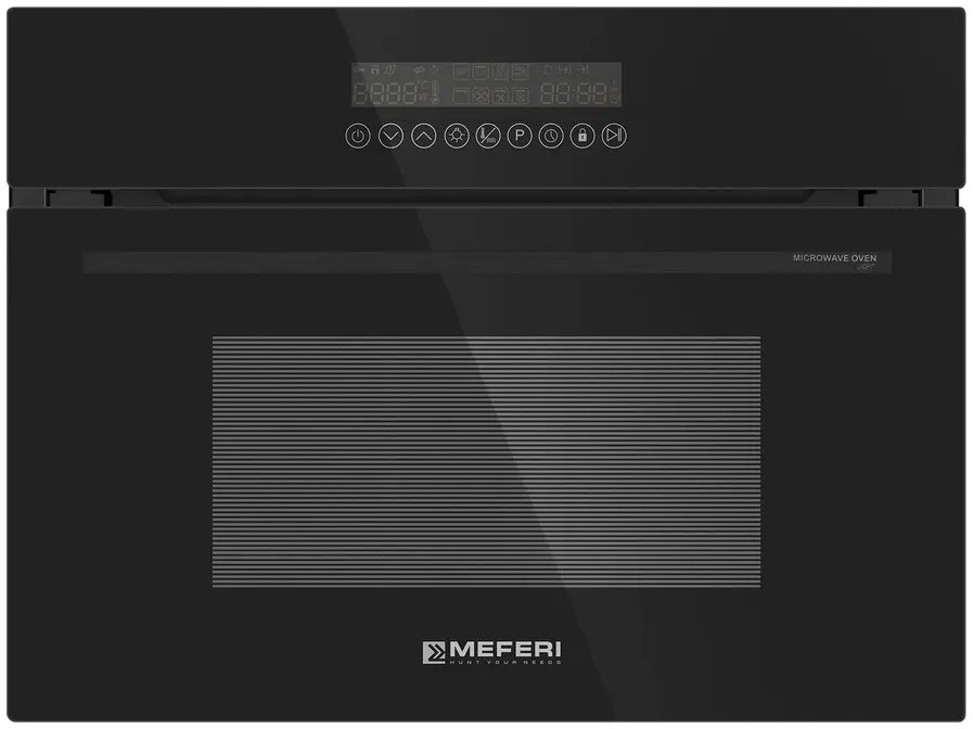 Духовой шкаф с СВЧ MEFERI MEO608BK MICROWAVE фото 1