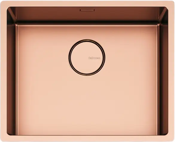 Мойка Falmec COMO 50 CM PVD COPPER (FLUSH/TOPMOUNT/UNDERMOUNT) фото 1