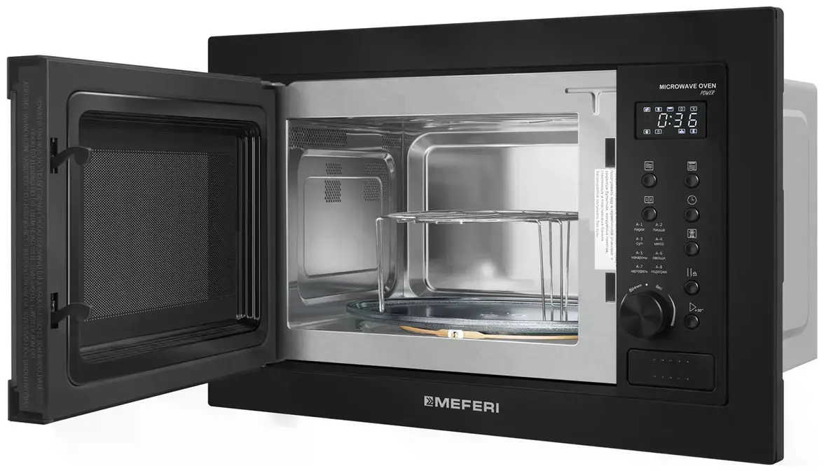 Микроволновая печь MEFERI MMO6025BK POWER фото 5