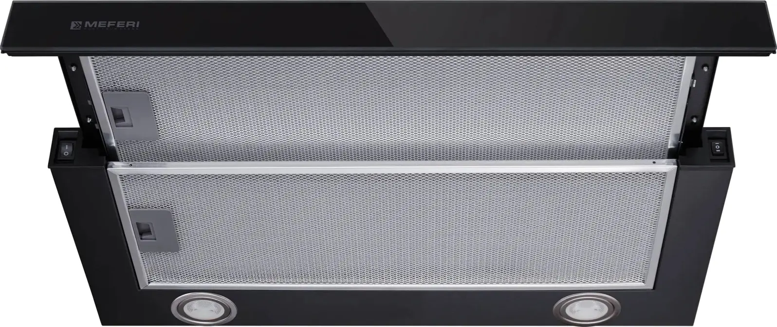 Вытяжка MEFERI с инвертором SLIDEBOX60BK GLASS ULTRA фото 4
