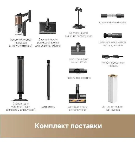 Беспроводной пылесос Dreame Z20 Aqua Cycle Station фото 23 Беспроводной пылесос Dreame Z20 Aqua Cycle Station фото 23