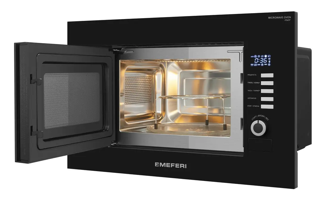 Микроволновая печь MEFERI MMO6020BK SLIM POWER фото 7