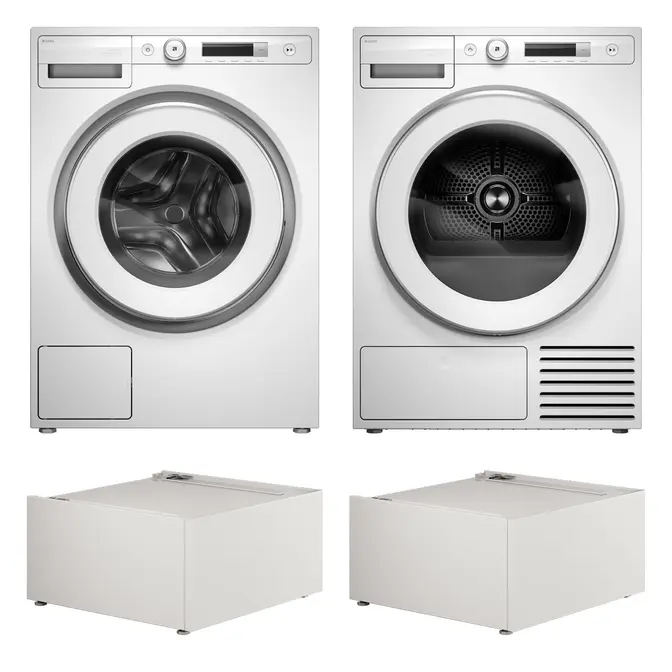 Asko Logic 6 2026 (стиральная машина W3096CW + сушильная машина T309HCW+2шт ящиков HP320W) фото 1