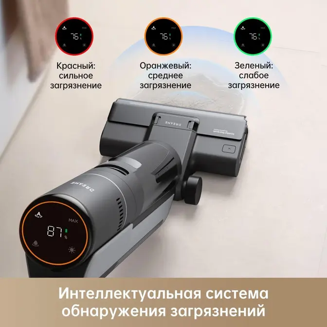 Моющий вертикальный пылесос Dreame H12s фото 13