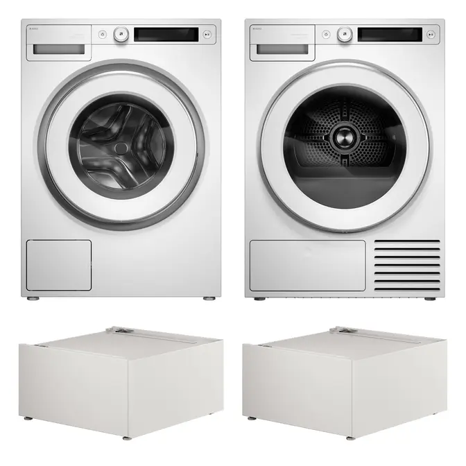 Asko Style 18 2026 (стиральная машина W5096RW+сушильная машина T509HRW+ 2 шт ящиков HP320W) фото 1