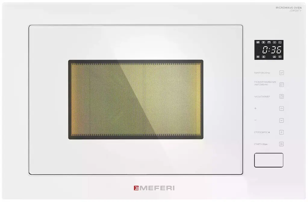 Микроволновая печь MEFERI MMO6028WH COMFORT PLUS фото 2 Микроволновая печь MEFERI MMO6028WH COMFORT PLUS фото 2