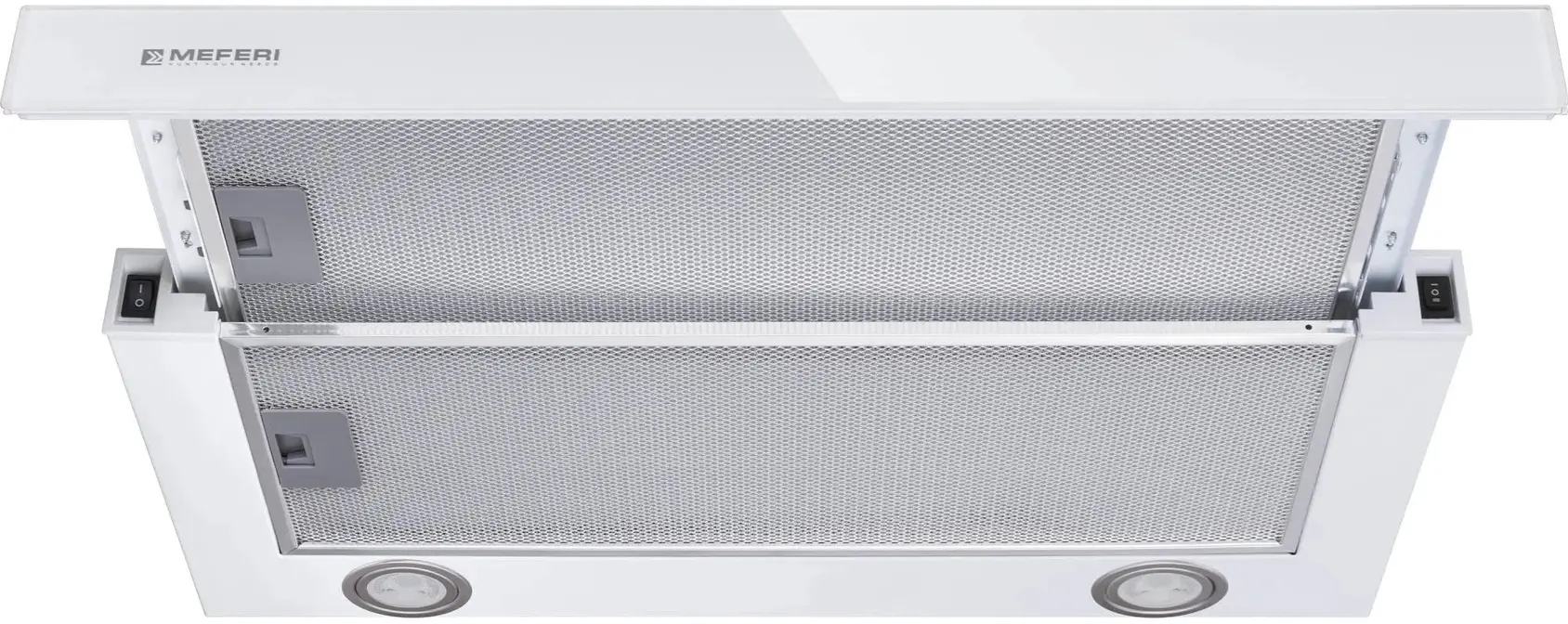Вытяжка MEFERI SLIDEBOX60WH GLASS ULTRA фото 4 Вытяжка MEFERI SLIDEBOX60WH GLASS ULTRA фото 4